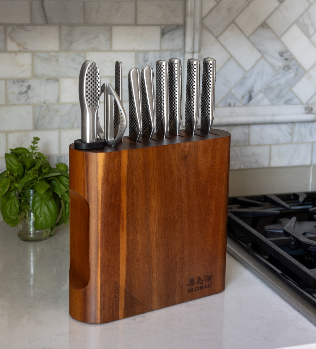 Kanpeki 10-Piece Block Set-Acacia