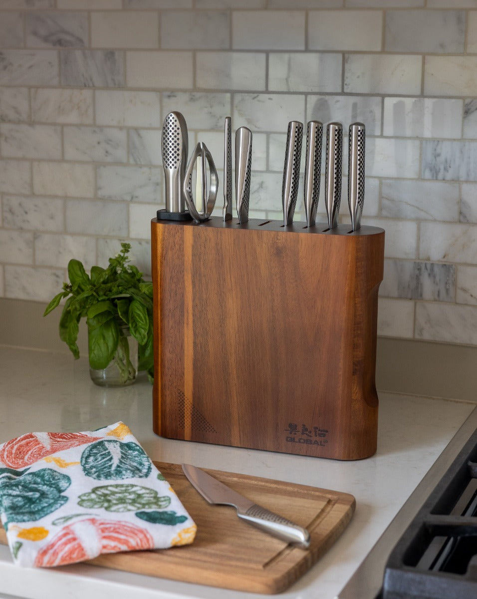 Kanpeki 10-Piece Block Set-Acacia