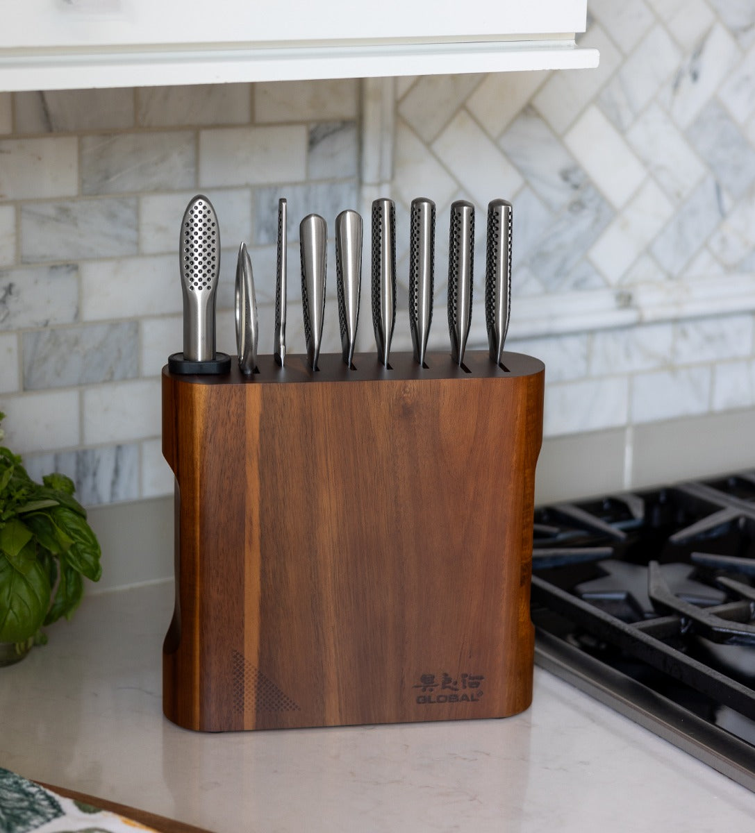 Kanpeki 10-Piece Block Set-Acacia